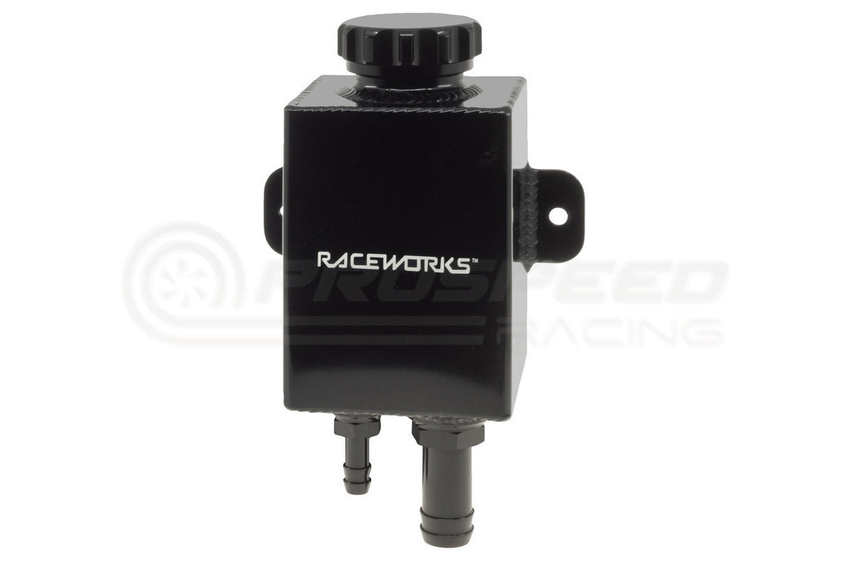 Raceworks Square Power Steering Reservoir Black ALY-126BK | Pro Speed Racing