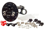 Raceworks Single/Twin Fuel Pump Adjustable Height Hanger - Suits 38mm Pumps ALY-132BK | Pro Speed