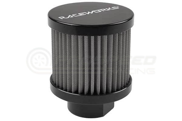 Raceworks Small AN-8 Catch Can Breather Black