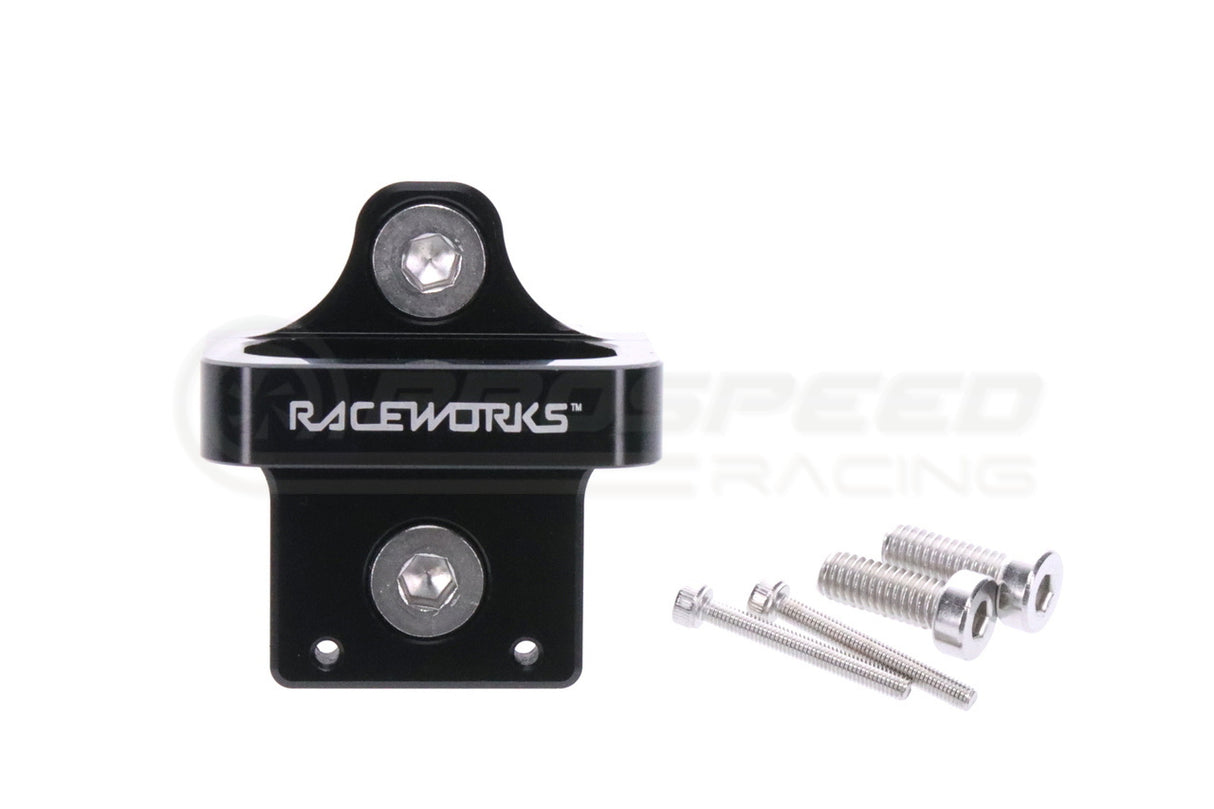 Raceworks 3 Port Solenoid Black Billet Mount ALY-163BK | Pro Speed Racing