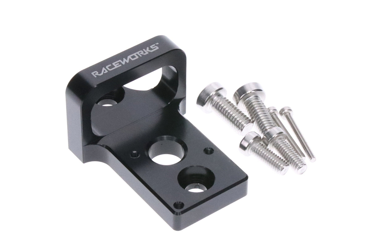 Raceworks 4 Port Solenoid Black Billet Mount