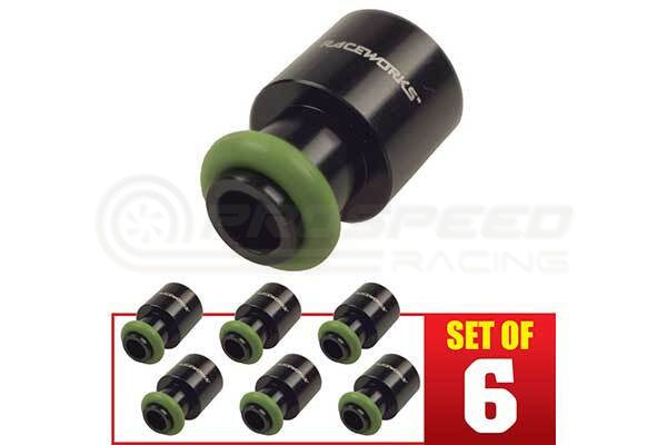 Raceworks Injector Lower Sleeve 14mm O-Ring 6PK - Suit Extended Nose Injectors  ALY-168BK-6 | PSR