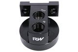 Raceworks Billet 2 Port Top Entry Remote Oil Filter Mount 3/4"-16