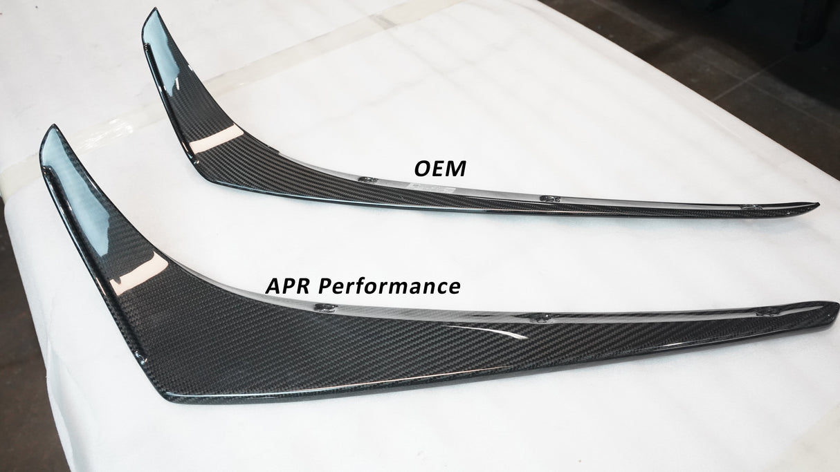 APR Performance Carbon Fibre Front Bumper Canards