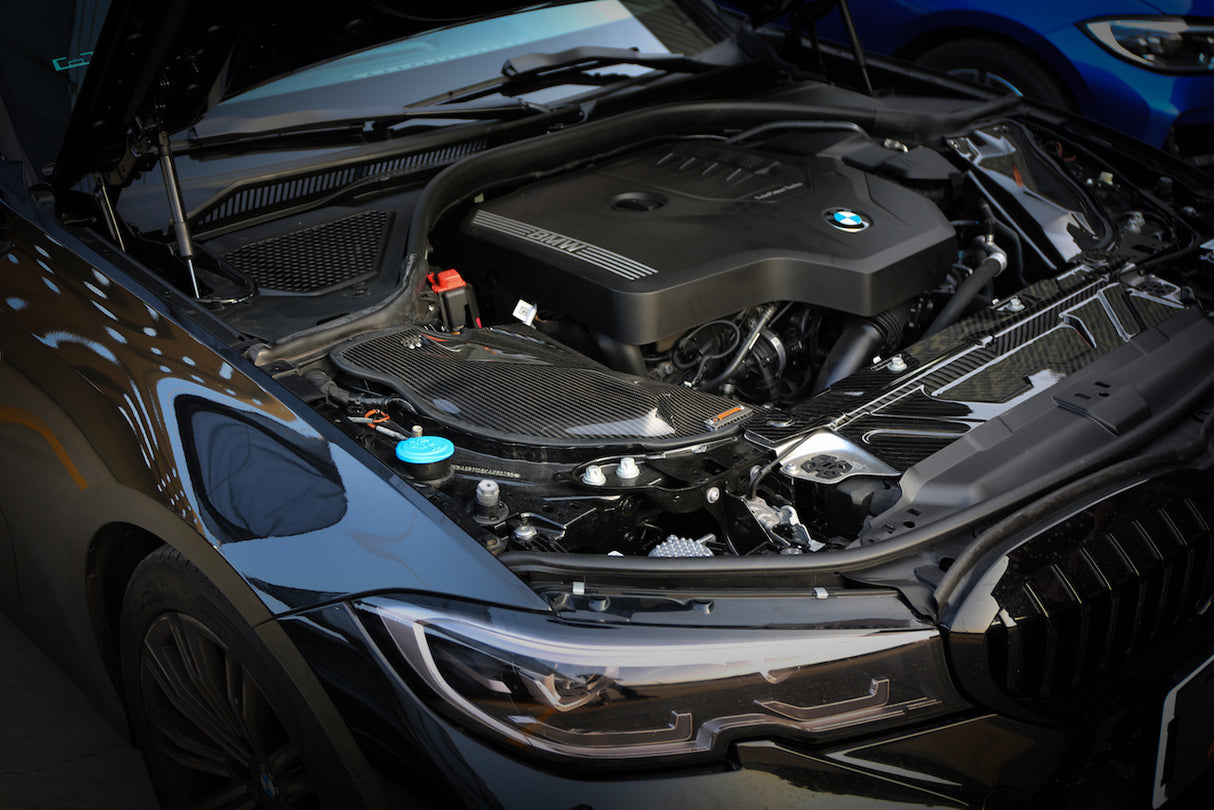 Armaspeed Carbon Fibre Cold Air Intake And Engine Bay Cover Kit
