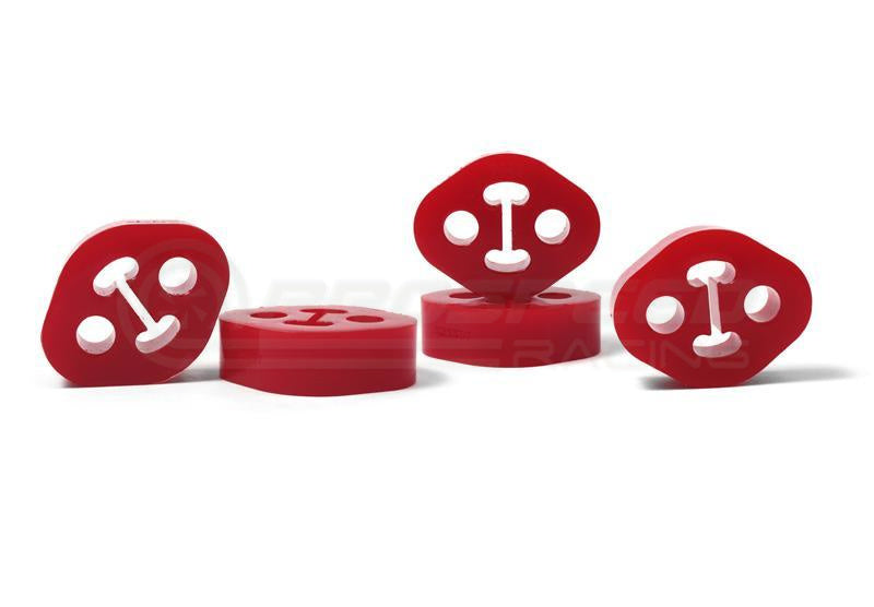 Perrin Exhaust Hanger Single 15mm Red Standard Length, for 93-07 Impreza/Legacy 00-04