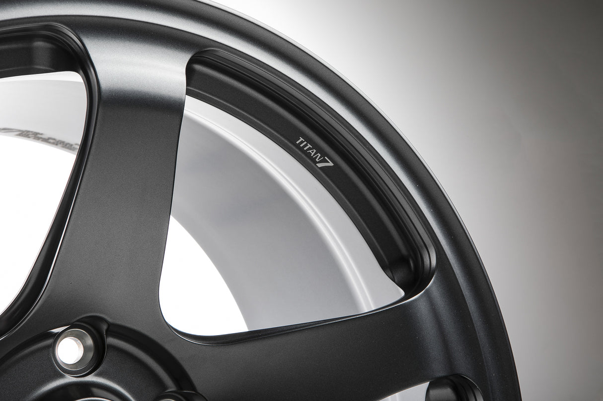 Titan7 T-C5 Forged Wheel Set 17x9.5 +51 5x114.3 73.1 Advanced Dark Gunmetal