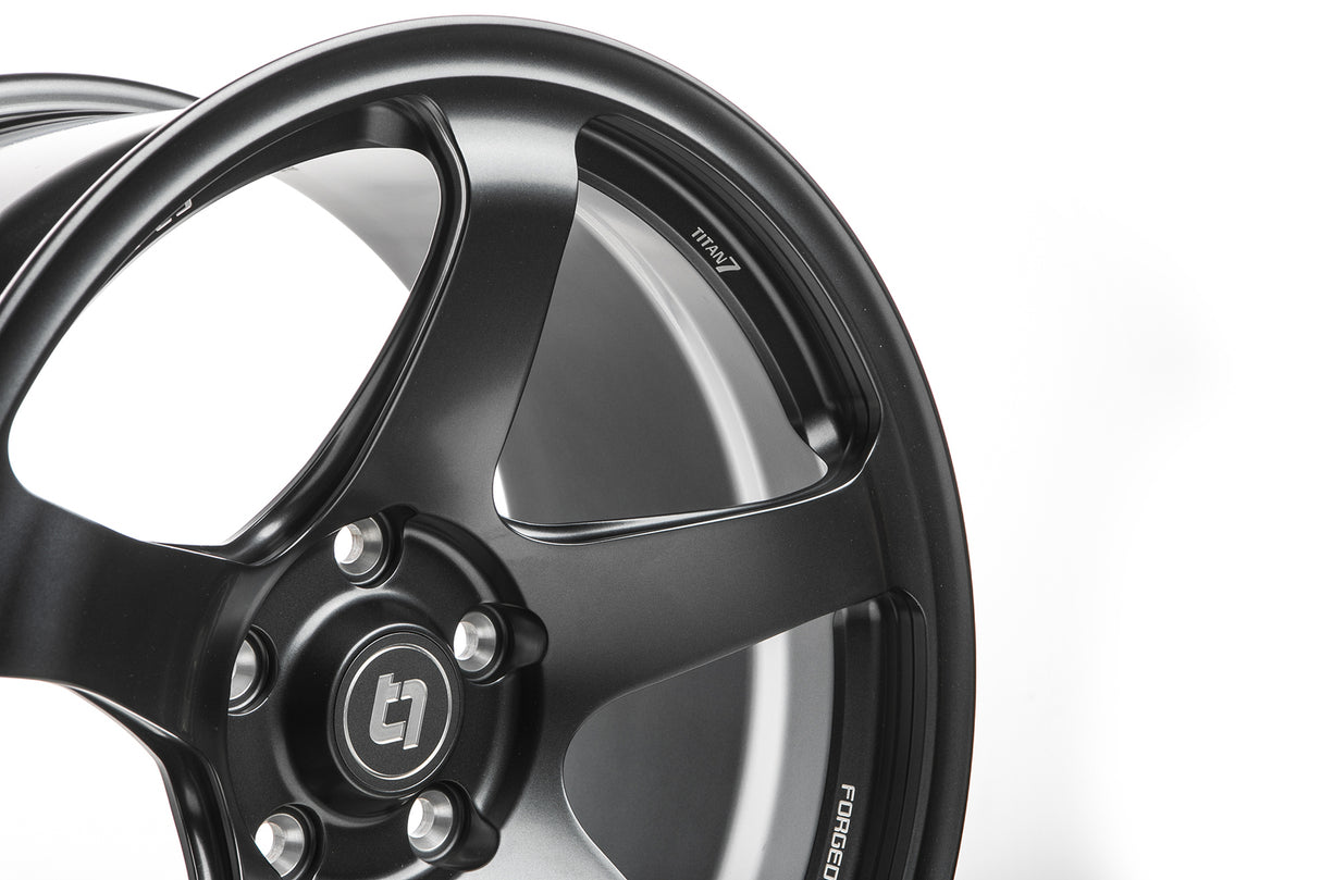 Titan7 T-C5 Forged Wheel Set 17x9.5 +51 5x114.3 73.1 Advanced Dark Gunmetal