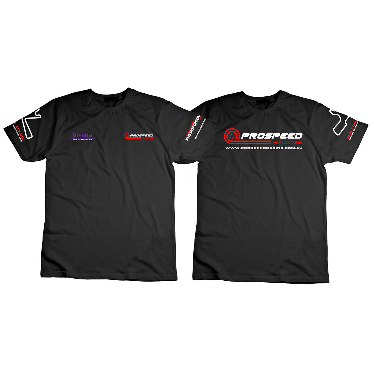 Pro Speed Racing Aus Time Attack Men's T-Shirt - Large
