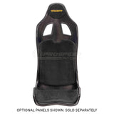 Tillett B10 Carbon Fibre/GRP Road/Track Car Racing Seat STD Size - 44.5cm Rolled Edges On