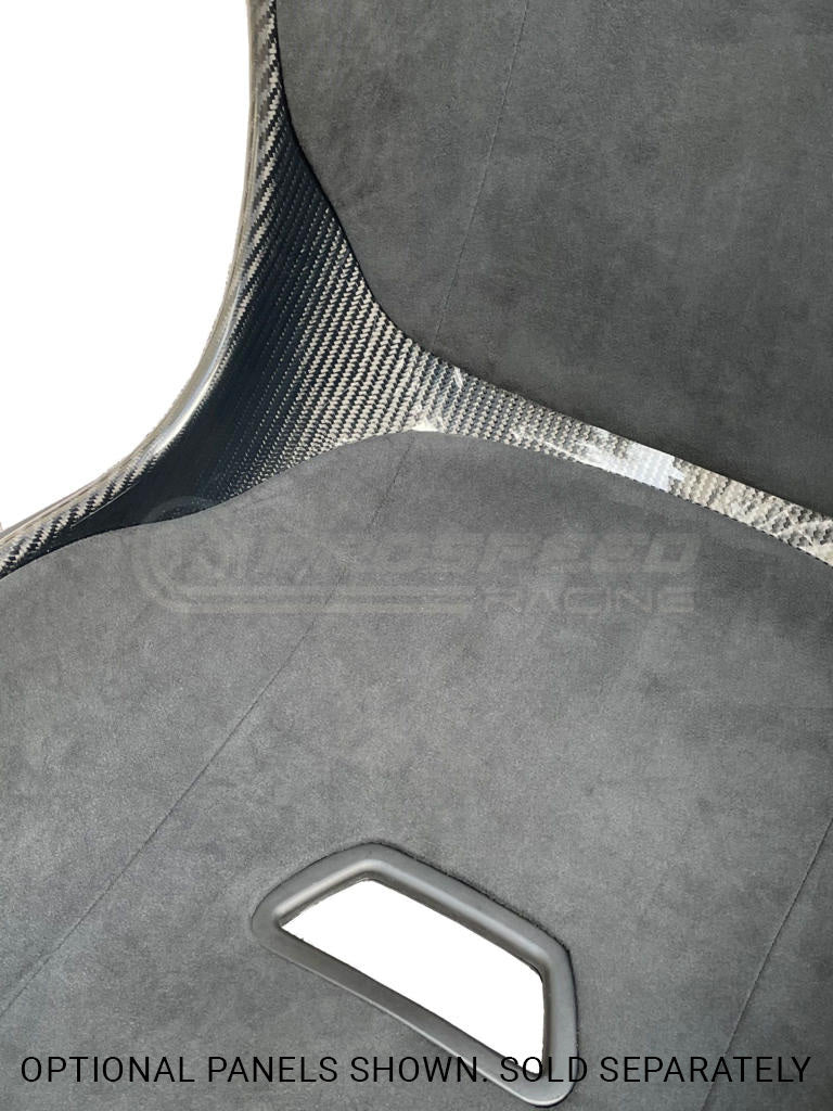 Tillett B8 Carbon Fibre/GRP Road/Track Car Racing Seat STD Size - 44.5cm Rolled Edges On