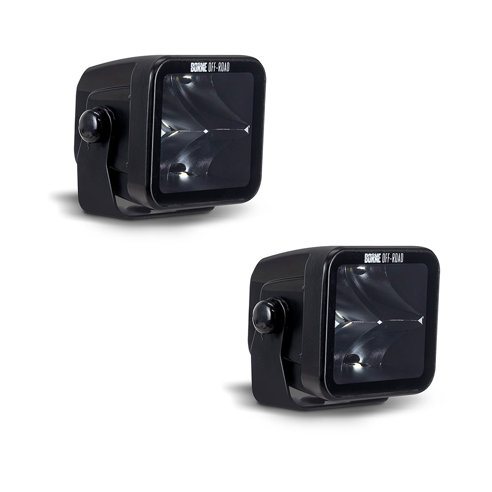 Mishimoto Light Pods 3x3 Spot 2pc