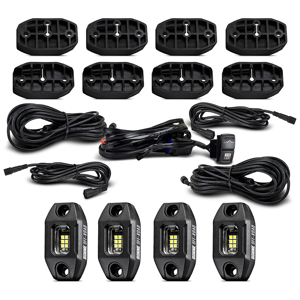 Mishimoto Rock Light Long Harness 4pc