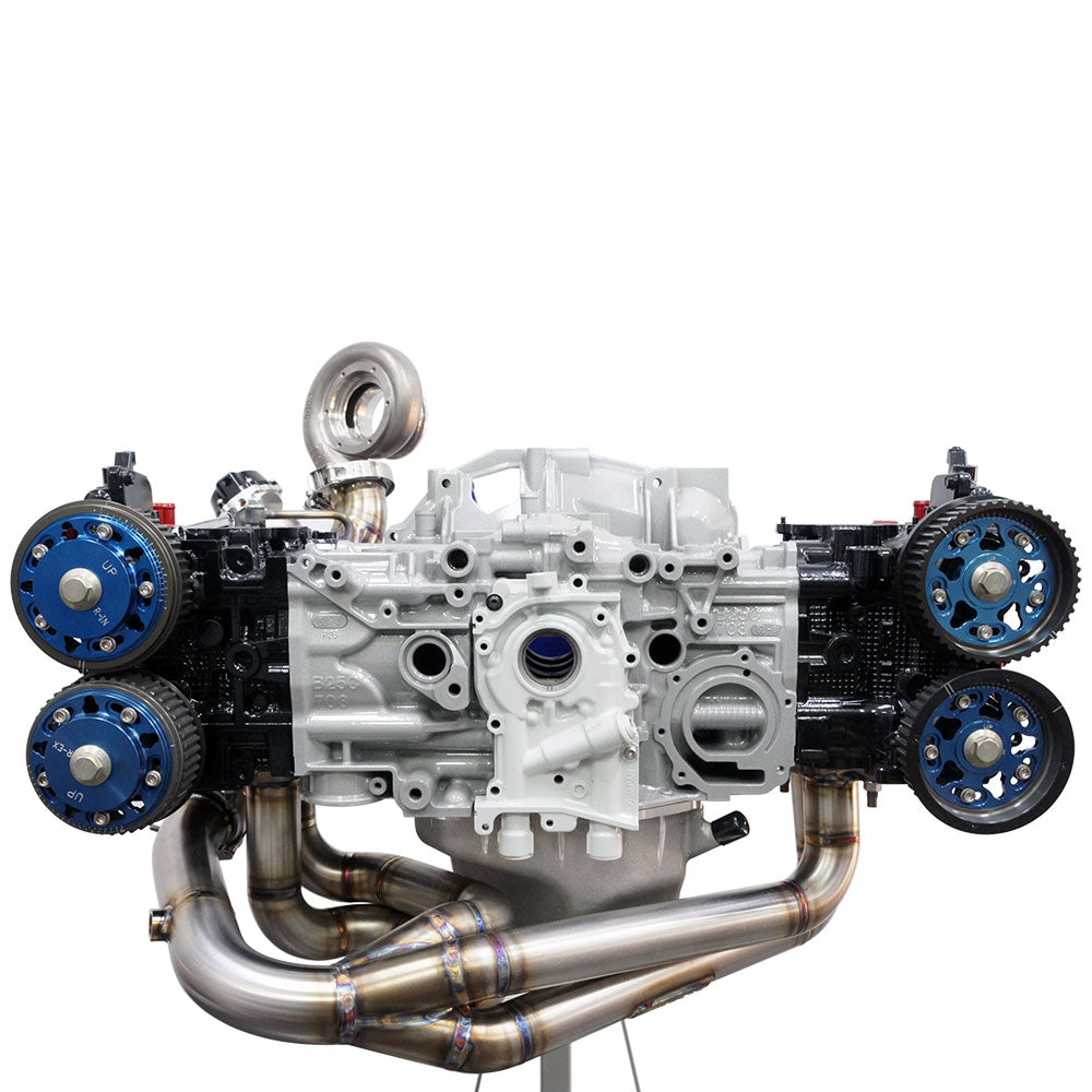 BNM Performance Fab Single Scroll Unequal Length Rotated Twist Mount Turbo Kit w/3.5" Down-Pipe