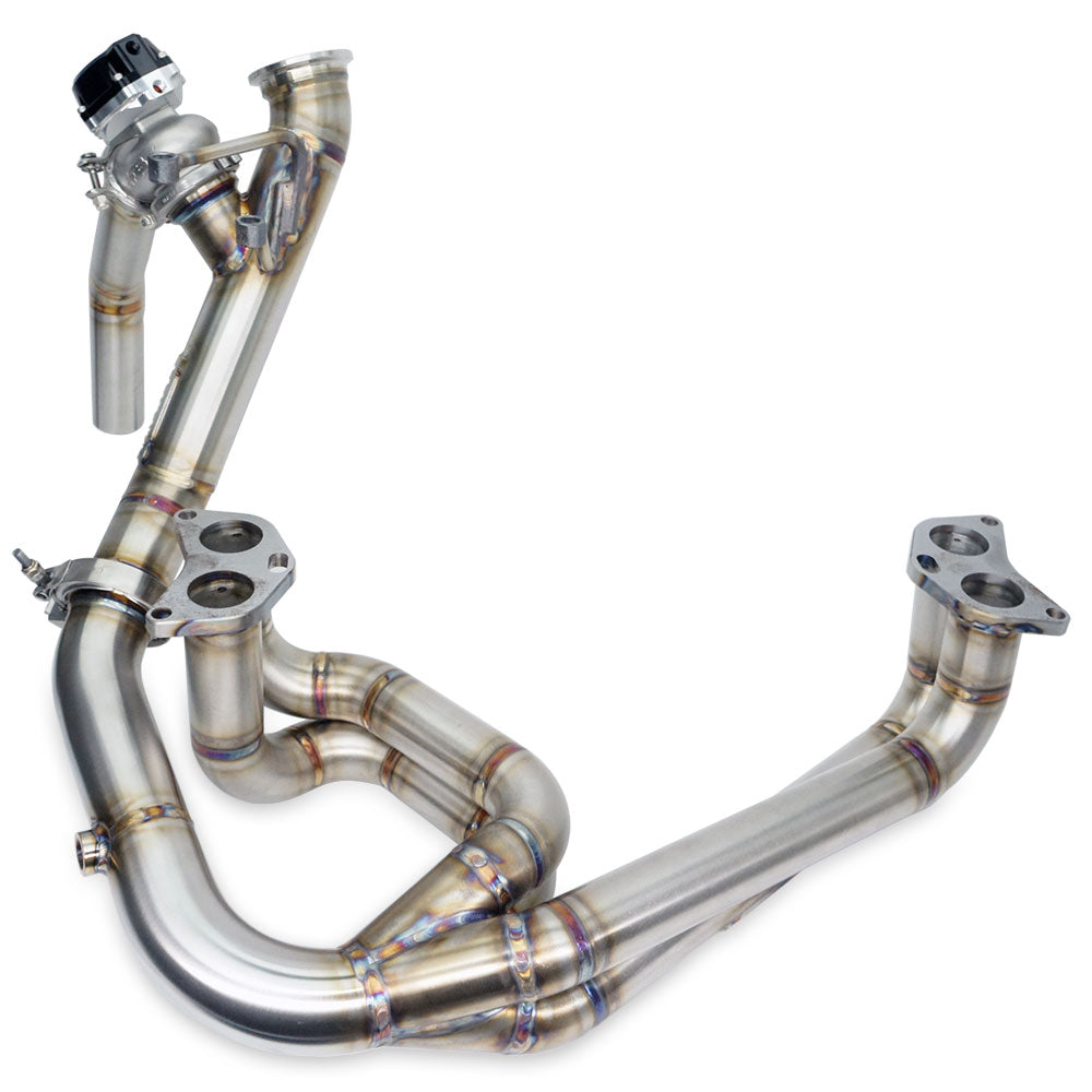 BNM Performance Fab Single Scroll Unequal Length Rotated Twist Mount Turbo Kit w/3.5" Down-Pipe