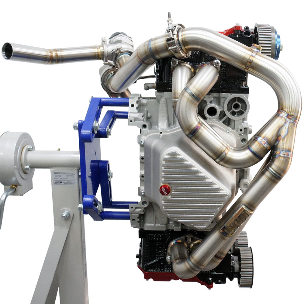BNM Performance Fab Single Scroll Unequal Length Rotated Twist Mount Turbo Kit w/3.5" Down-Pipe