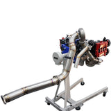 BNM Performance Fab Single Scroll Unequal Length Rotated Twist Mount Turbo Kit w/3.5" Down-Pipe
