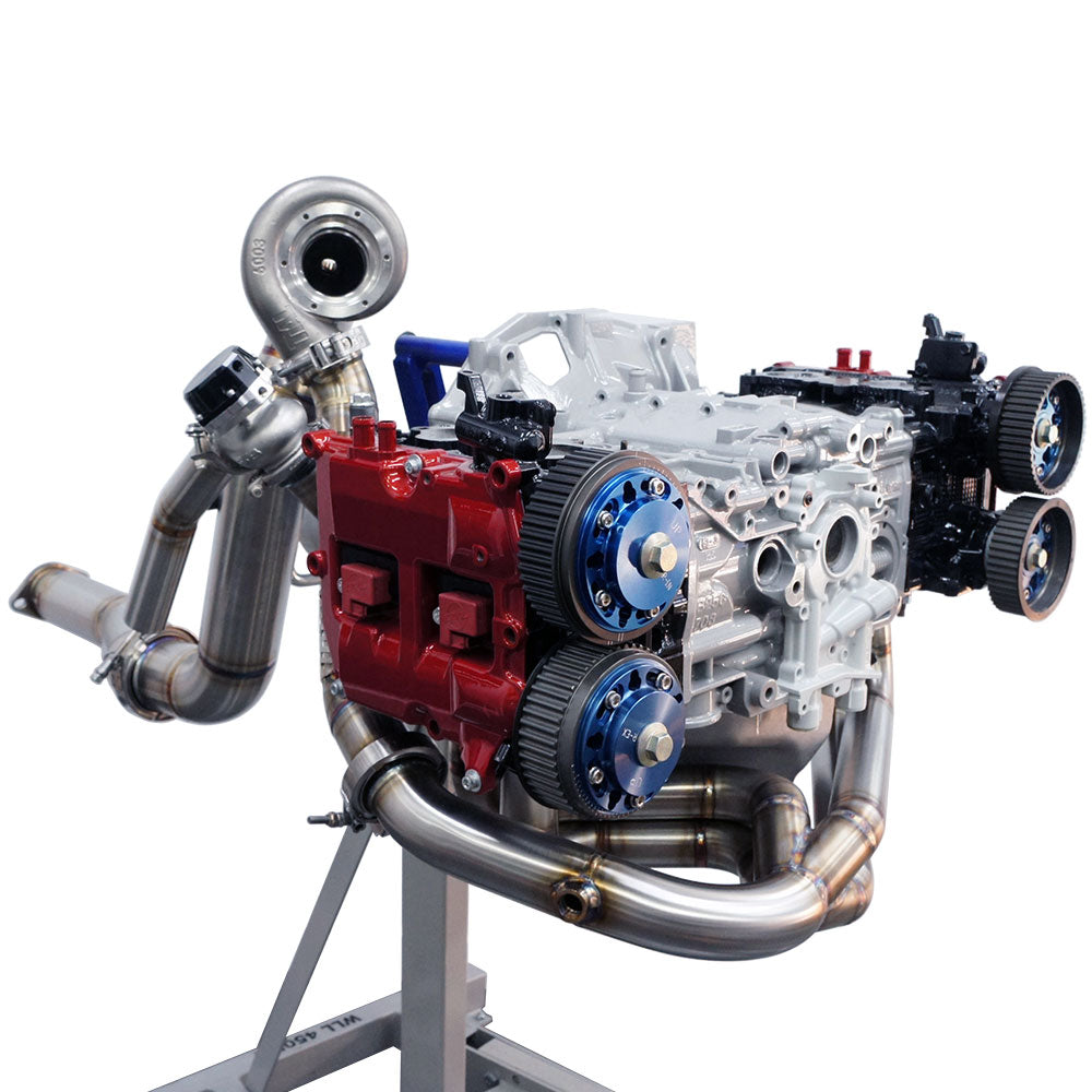 BNM Performance Fab Single Scroll Unequal Length Rotated Twist Mount Turbo Kit w/3.5" Down-Pipe