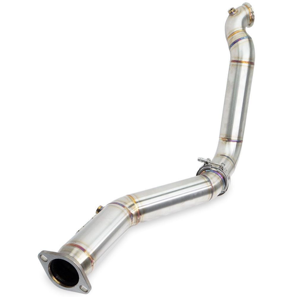 BNM Performance Fab Single Scroll Unequal Length Rotated Twist Mount Turbo Kit w/3.5" Down-Pipe
