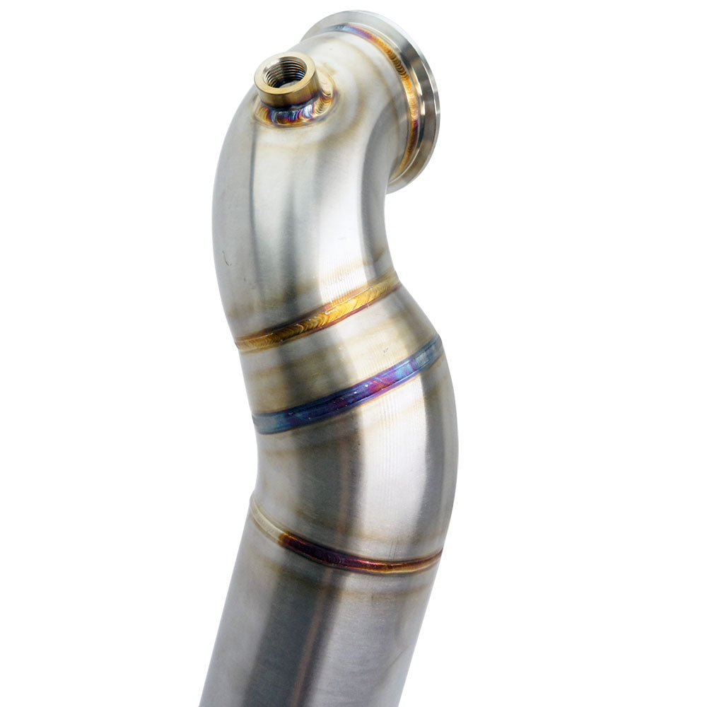 BNM Performance Fab Single Scroll Unequal Length Rotated Twist Mount Turbo Kit w/3.5" Down-Pipe