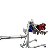 BNM Performance Fab Single Scroll Unequal Length Rotated Twist Mount Turbo Kit w/3.5" Down-Pipe