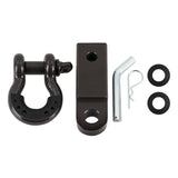 Mishimoto Hitch Receiver & Shackle Set Black