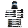 Mishimoto Medium-Duty Ratchet Tie-Down Kit 4-Pack