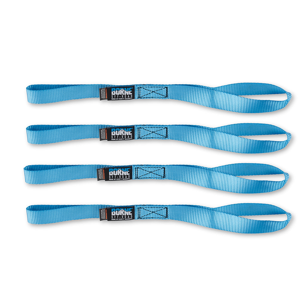 Mishimoto Medium-Duty Ratchet Tie-Down Kit 4-Pack