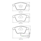 APR Direct Replacement Brake Pads Front