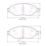 APR Direct Replacement Brake Pads Front