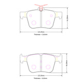 APR Direct Replacement Brake Pads Rear