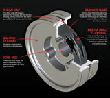 RCM Lightweight Ancillary Pulley Kit & Fluidampr w/ Air Con