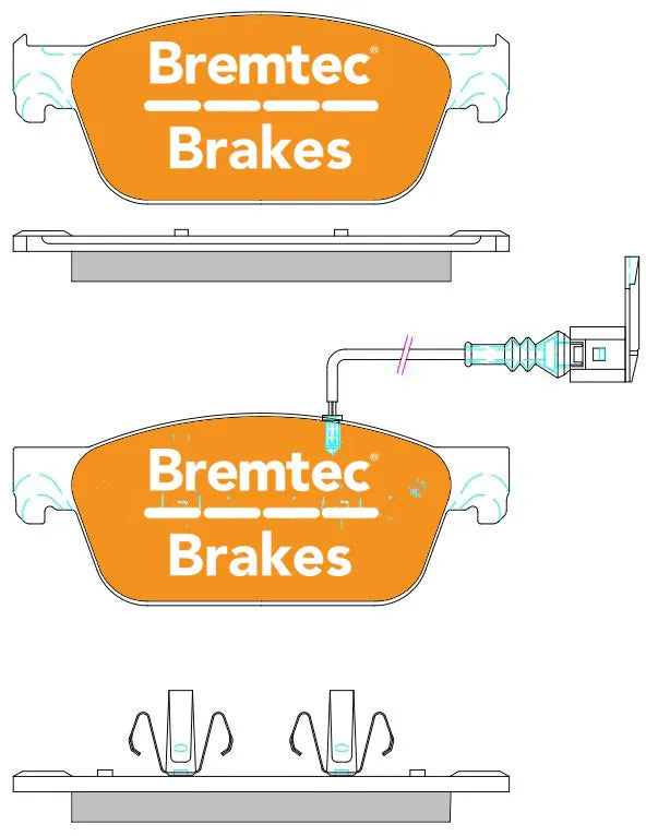 Bremtec Pro Line HD Brake Pads