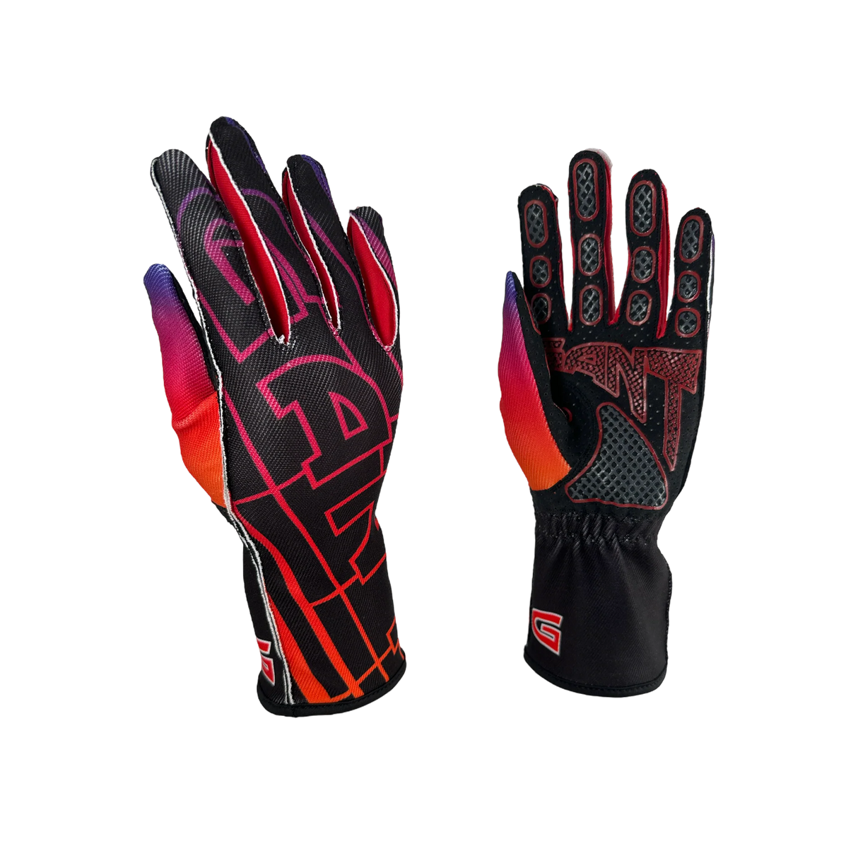 GNT Motorsport Sim Racing Gloves - Bright Fade Crossover