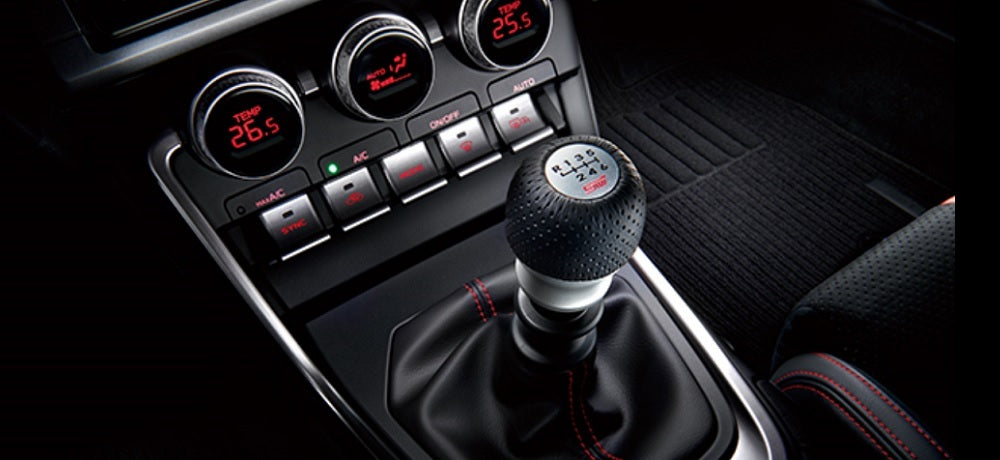 STI Genuine Leather/Aluminum Shift Knob - Subaru BRZ & Toyota 86 22+ C1010CC100 | Pro Speed Racing