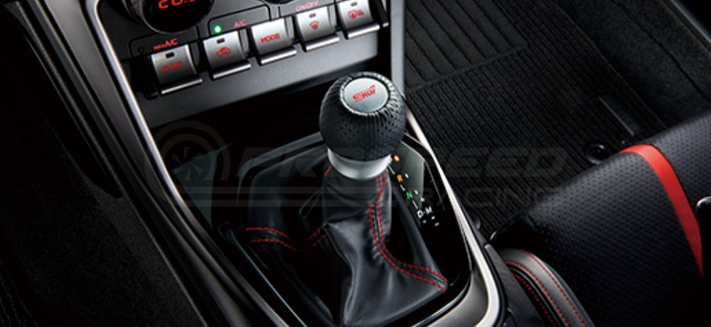STI Genuine Leather/Aluminum Shift Knob - Subaru BRZ & Toyota 86 22+ C1010CC110 | Pro Speed Racing