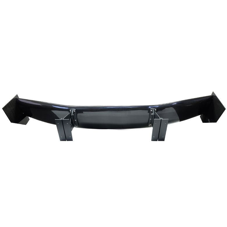 NRG Carbon Fibre Adjustable Wing - 59" w/Arrow Pedestals, Large End Plates
