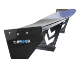 NRG Carbon Fibre Adjustable Wing - 59" w/Arrow Pedestals, Large End Plates