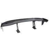 NRG Forged Carbon Fibre Adjustable Wing - 59" w/Arrow Pedestals, Dagger End Plates