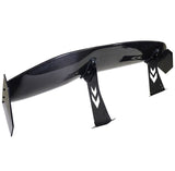 NRG Carbon Fibre Adjustable Wing - 69" w/Arrow Pedestals, Large End Plates