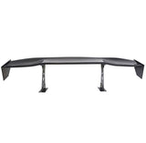 NRG Carbon Fibre Adjustable Wing - 69" w/Arrow Pedestals, Large End Plates