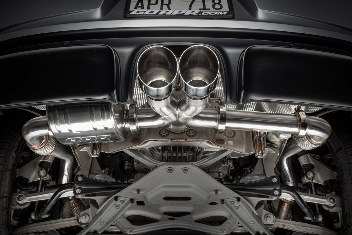 APR Exhaust Cat Back System Left Muffler