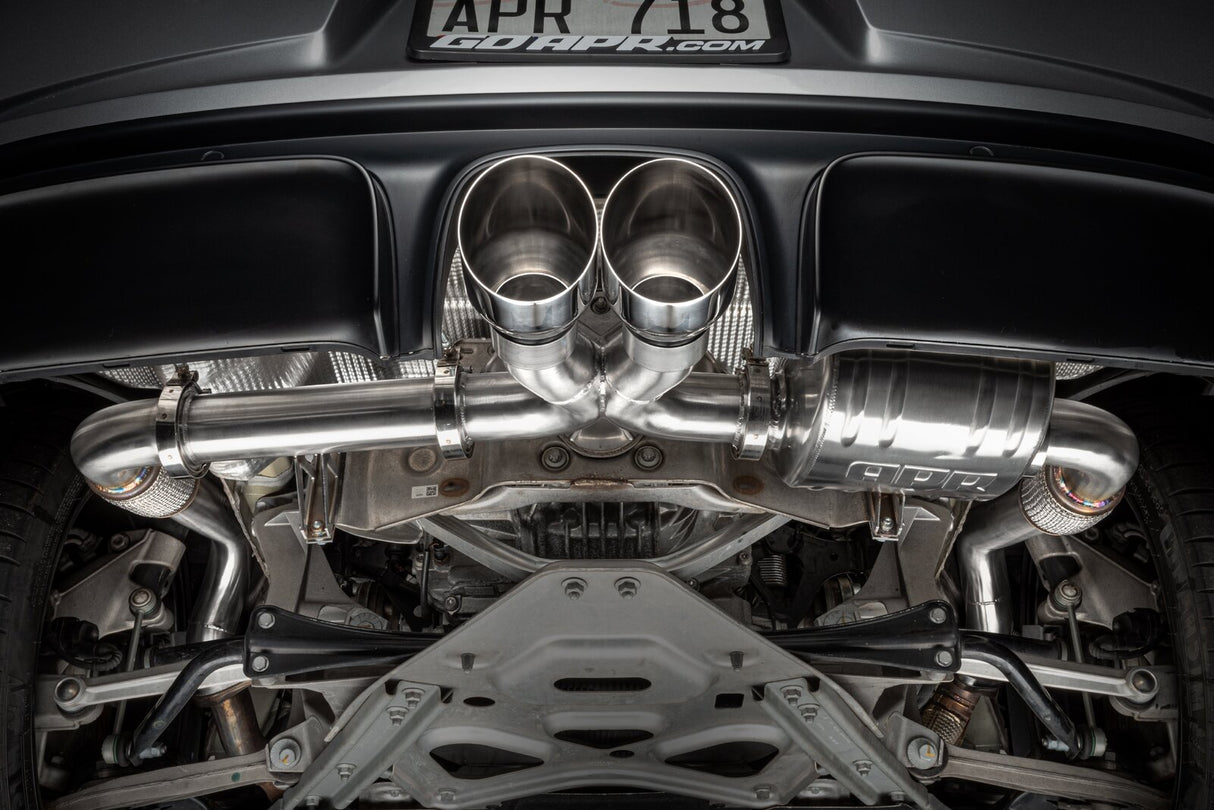APR Exhaust Cat Back System Right Muffler