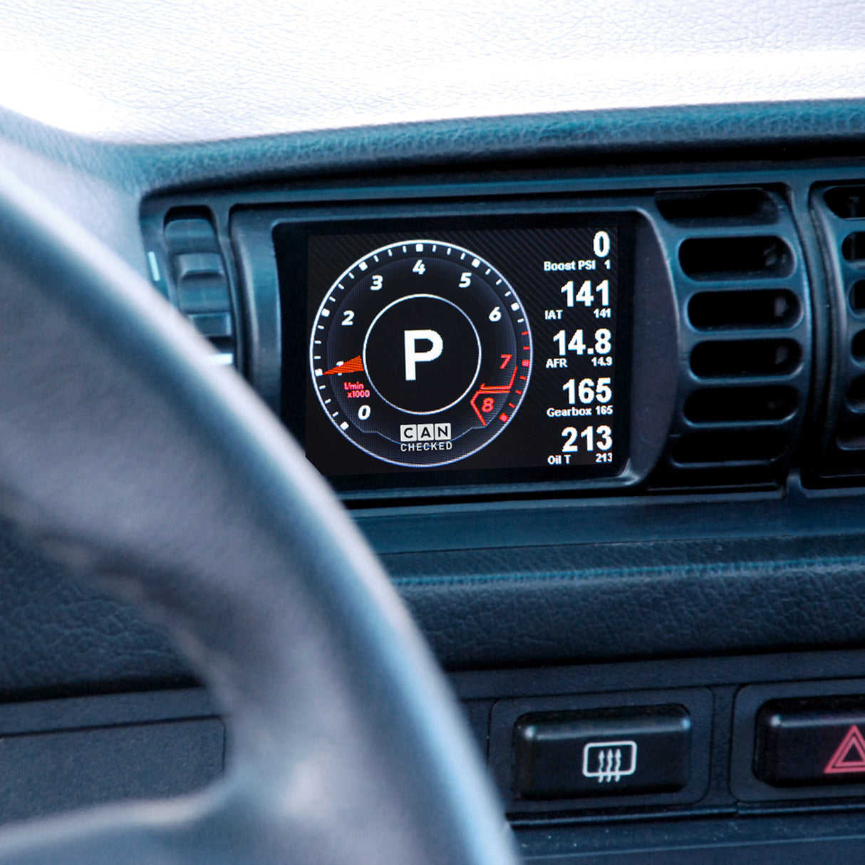 CANchecked MFD28 Gen2 Programmable Touch Screen CanBus Display