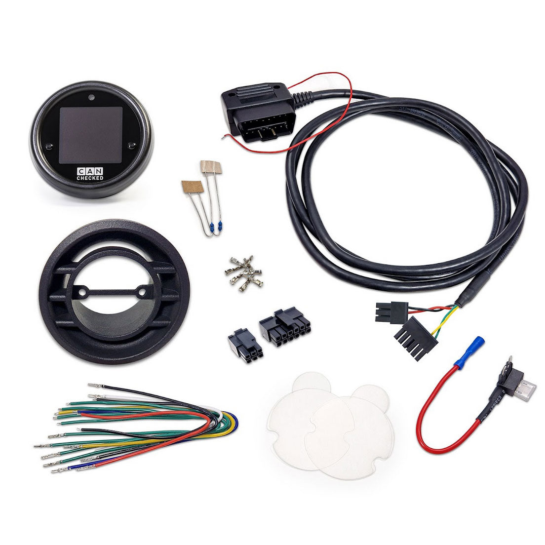 CANchecked MFD15 Gen2 OLED Programmable CanBus Gauge Display Kit