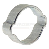 Raceworks Two Ear Zinc Plated Crimp Hose Clamps 10 Pack