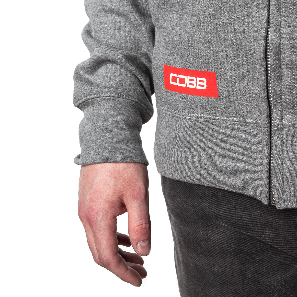 Cobb Tuning Grey Zip Hoodie