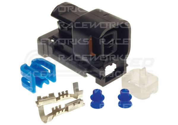 Raceworks Oval USCAR Injector Connector Plug (Plug and Pins) CPS-023 | Pro Speed Racing