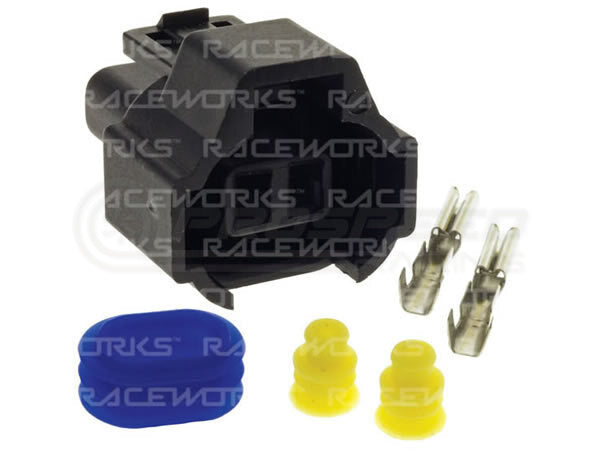 Raceworks Denso/Sumitomo Multi-Fit Lug Injector Connector (Plug and Pins) CPS-057 | Pro Speed Racing