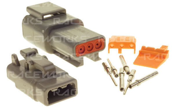 Raceworks Deutsch DTM 3-Way Connector Kit